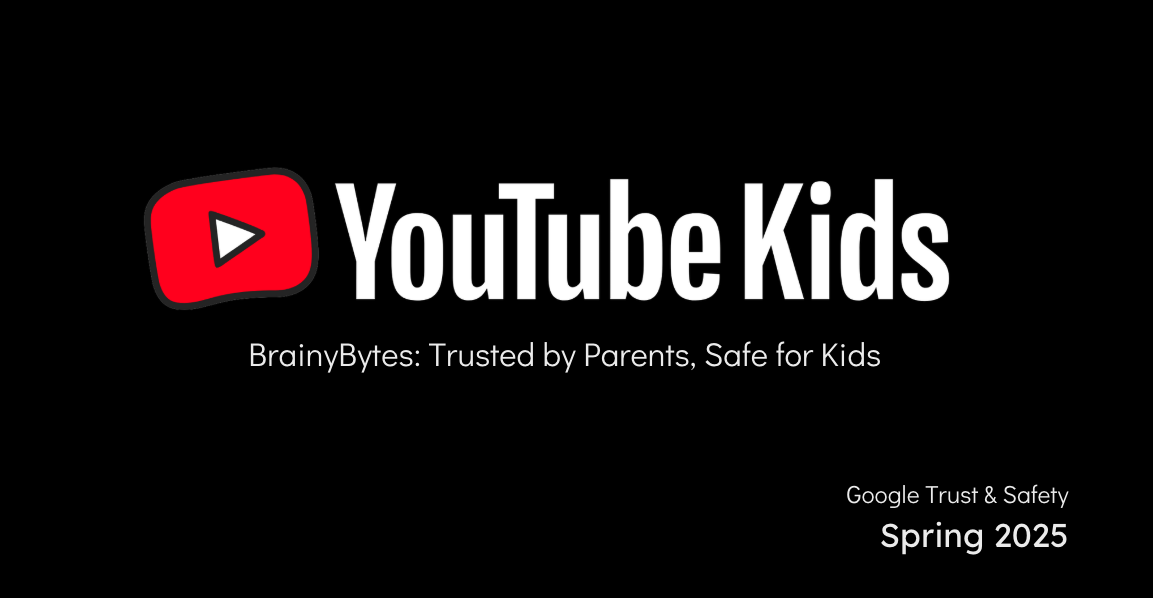 YouTube Kids title page